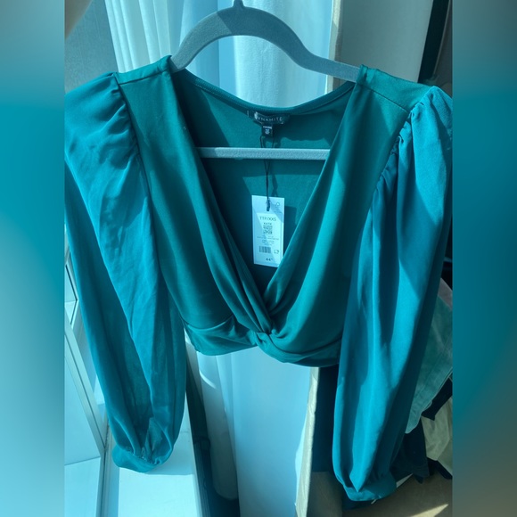 Green top “XXS” fits XS - Picture 2 of 3